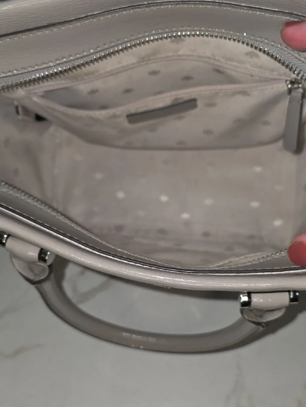 Kate Spade Bixby Place Lise Satchel In Hare Gray